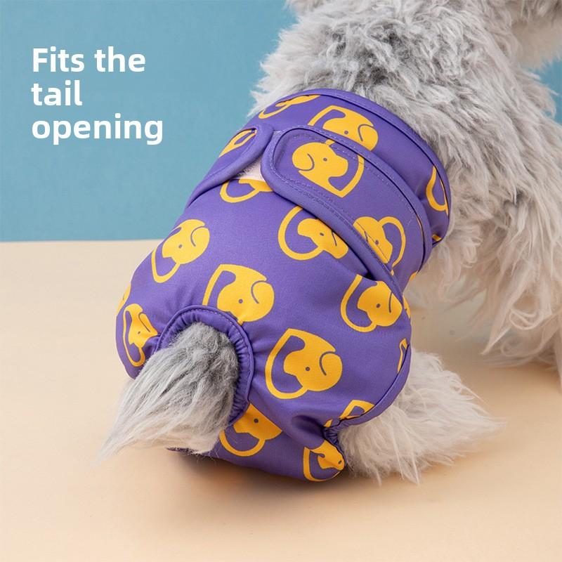 

Новые осенние физиологические штаны для домашних животных, толстые подгузники для щенков, собак и кошек, милые и удобные l