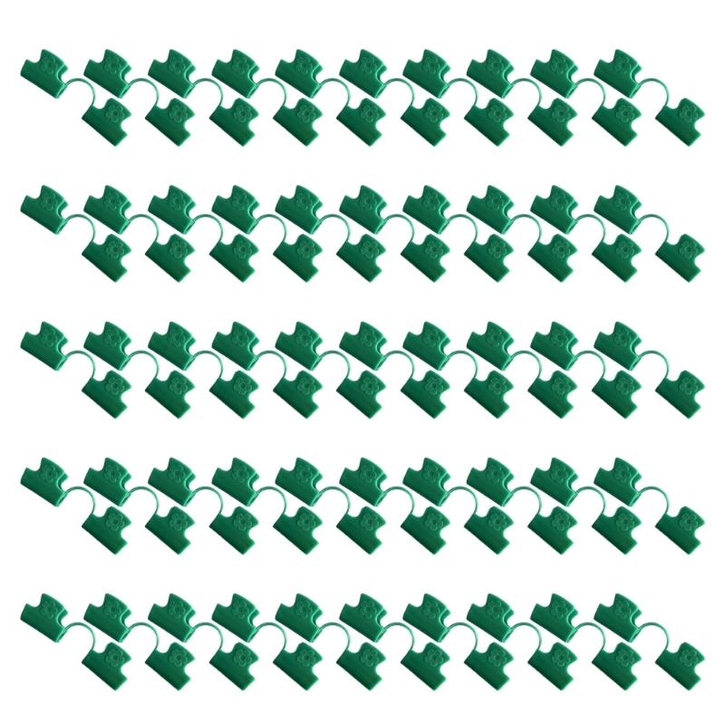 50Pcs Greenhouse Clamp Nonslip Plant Film Garden Hoop Clips Replacement For Securing Film Shade Net Plant Tunnel