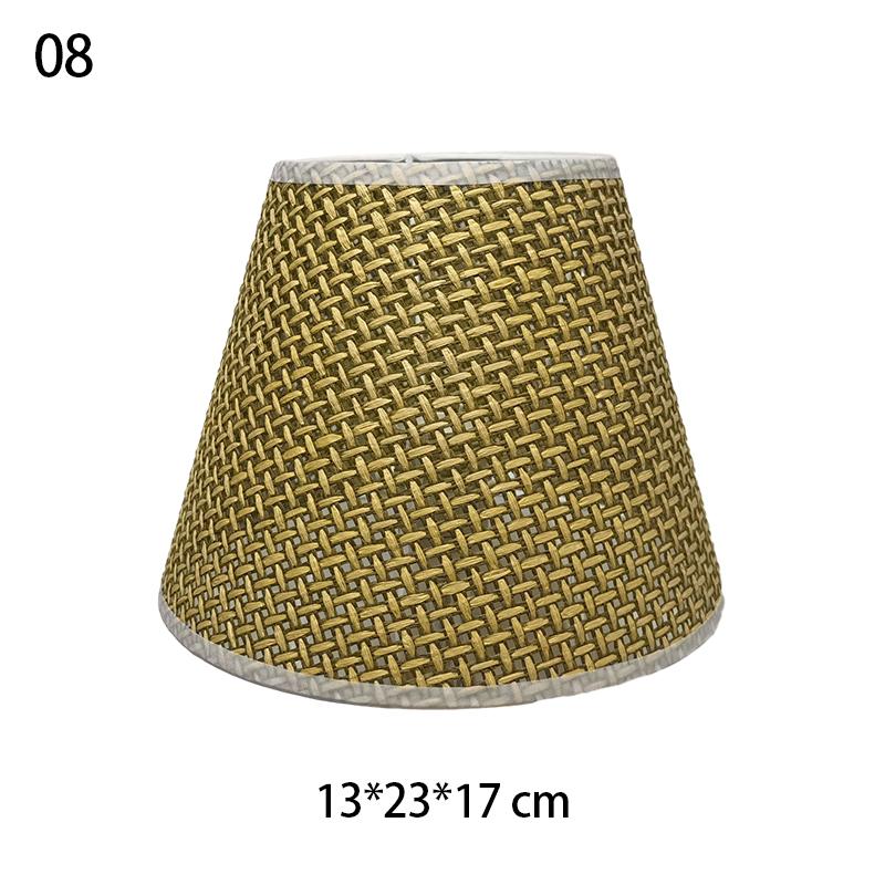 

Абажур из искусственного ротанга, плетеный вручную, абажур, люстра, настольный зажим, потолочные лампы, напольные прикроватные светильники, декоративный чехол для лампы