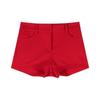 Women's Low Waist Slimming White Hot Shorts - Casual Summer Wear