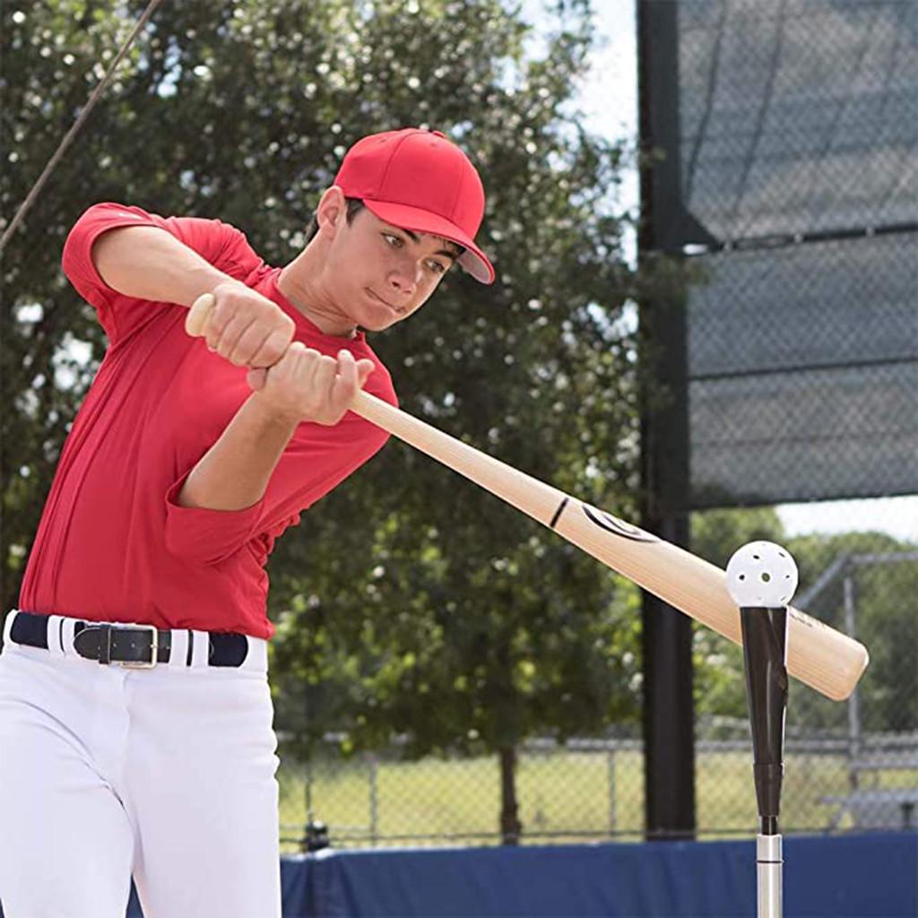 Hole Ball Poly Plastic Baseball Practice Training for Hitting Batting Bay