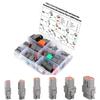 Complete 82PCS Waterproof DT Electrical Connector Set Designed for Use in Motorcycles Trucks and Marine Vehicles