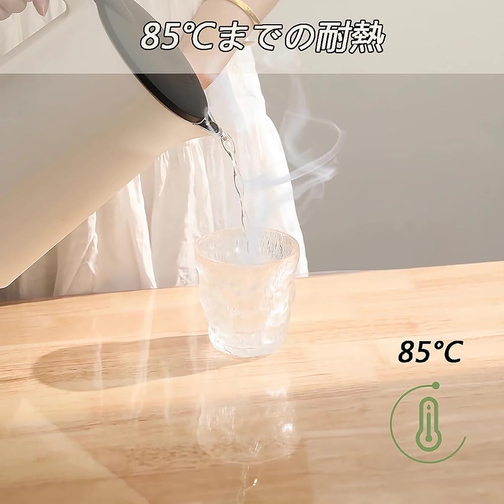 Godamiu Transparent Tablecloth 100x100cm 15mm Vinyl Sheet Desk Mat Table Protection Thick PVC