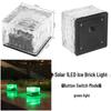 Waterproof Solar Ice Brick Garden Lights - Outdoor Glass Deck & In-Ground Lights