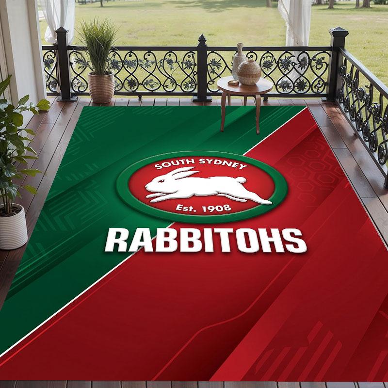 Miękki Dywanik Podłogowy Wzór South Sydney Rabbitohs Dywanik Dekoracyjny Do Wystroju Domowego Pokoju