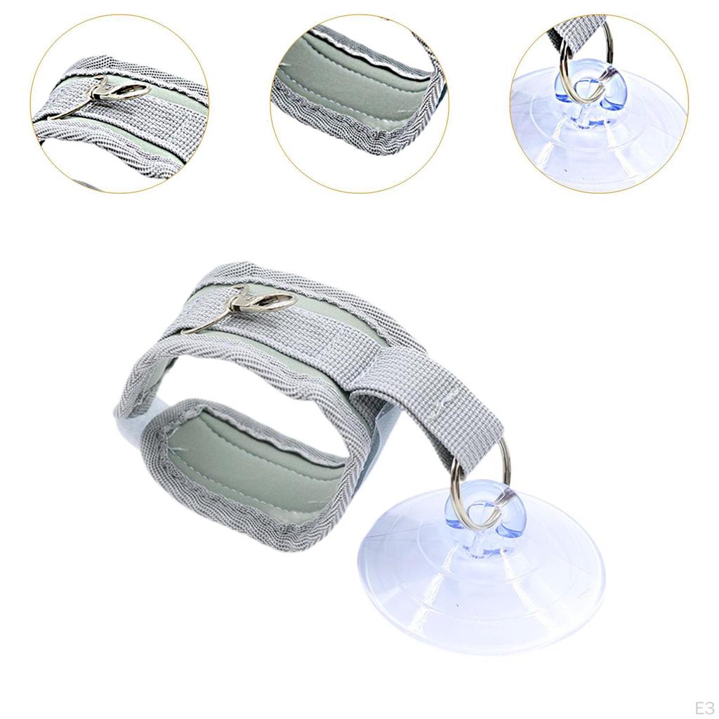 Pet Bathing Suction Cup Strap Portable Adjustable Lightweight Soft Bath Fixer Leash for