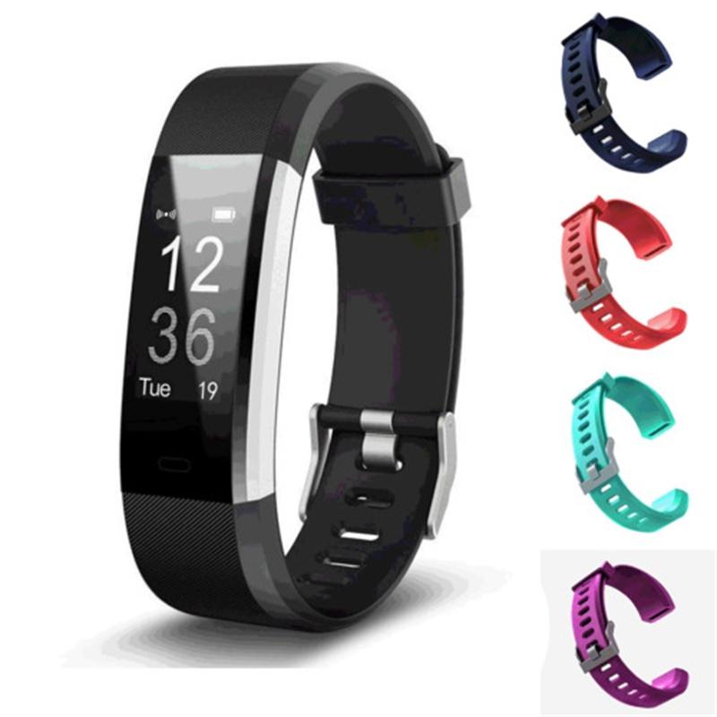 Watchband Id115 Plus Smart Watch Wrist Band Strap Replacement Bracelet Silicone