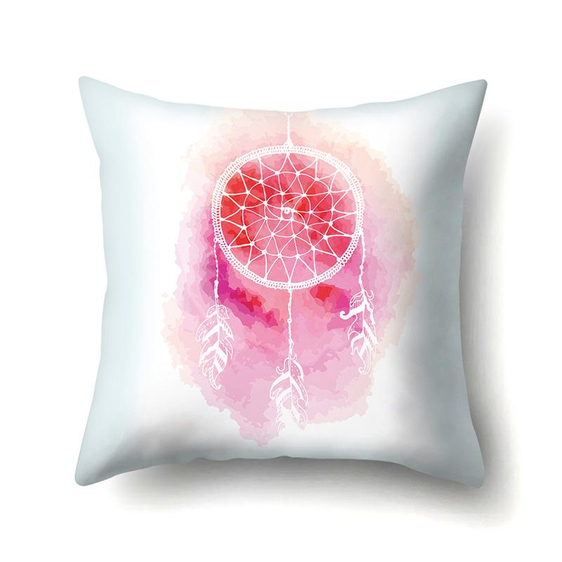 Dreamcatcher Boho Polyester Pillowcase Car Decoration Home Print Bedside Sofa Pillowcase