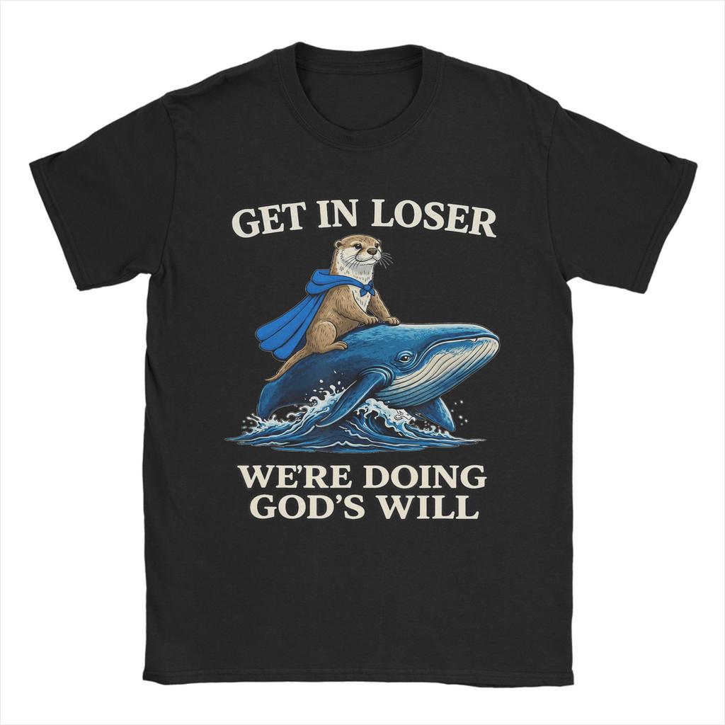 Komm rein Verlierer Wir tun Gottes Willen Lustiges Christliches Bibel T-Shirt Sommer Baumwoll-T-Shirts Für Unisex Harajuku T-Shirt Kurze Ärmel