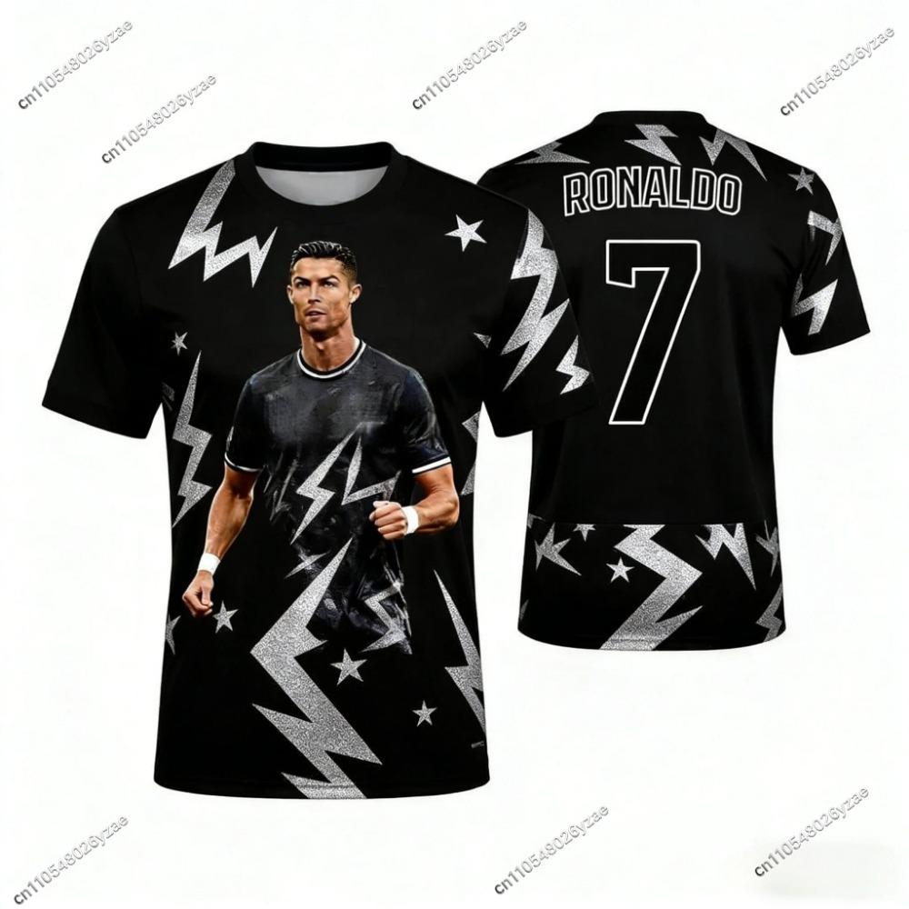 New Men Jersey Ronaldo # 7 Special Edition Football Jersey for Men Women Kids Commemorative Soccer Shirt Quick Dry Sportswear