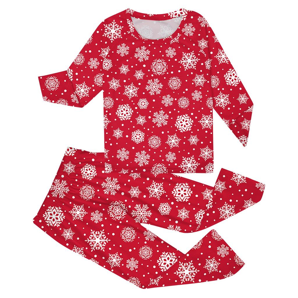 Vánoční rodičovské dítě rodinná sada Domácí nábytek Vánoční pyžamo dvoudílná sada