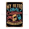 Retro Game Collection Flex Video Game Metal Sign Retro Bar Poster PaintingCustomized Tin Sign Poster