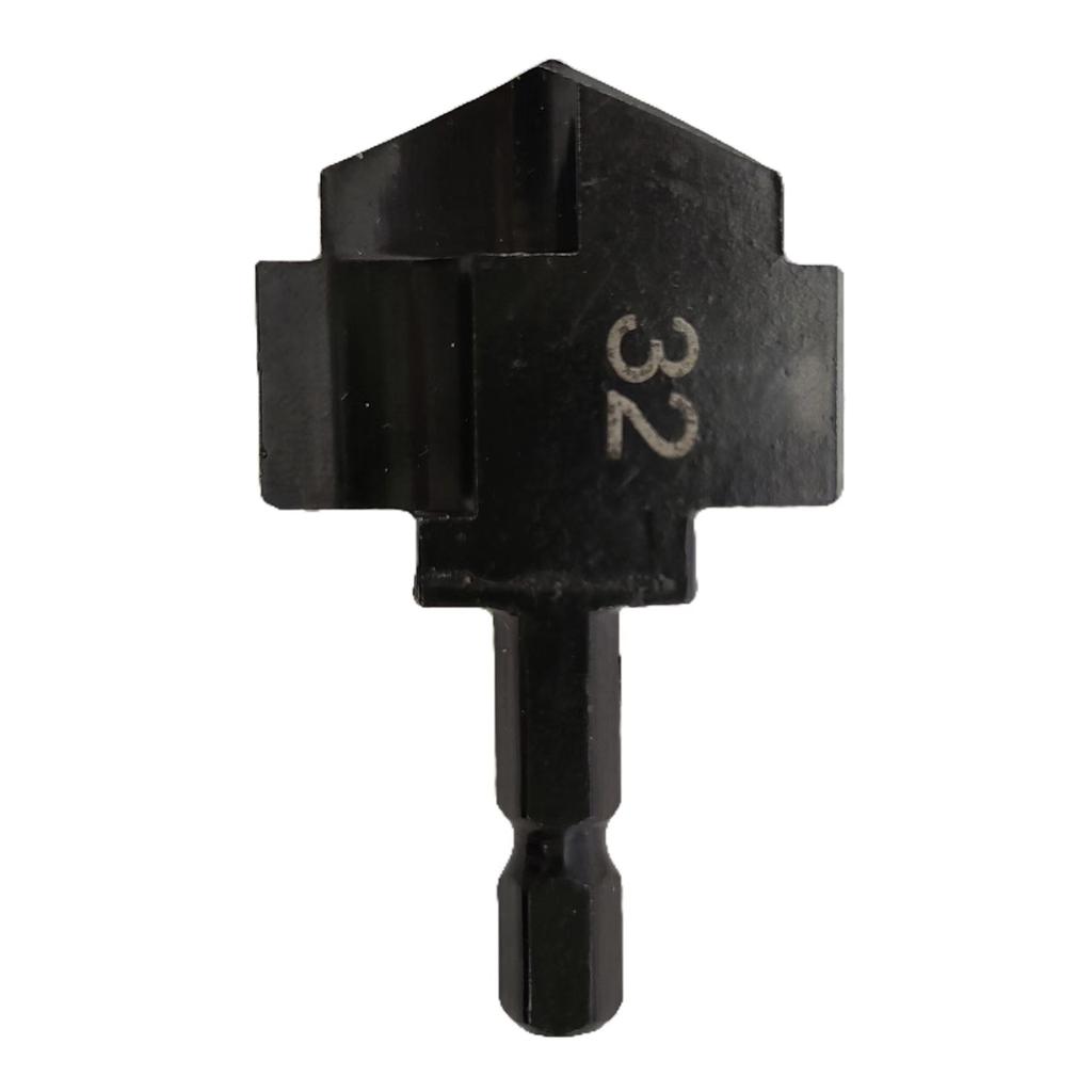 45 # stahl Zapfen Reibahle PPR Kunststoff Rohre Reiben Bit Zapfen Expander Praktische Bohrer