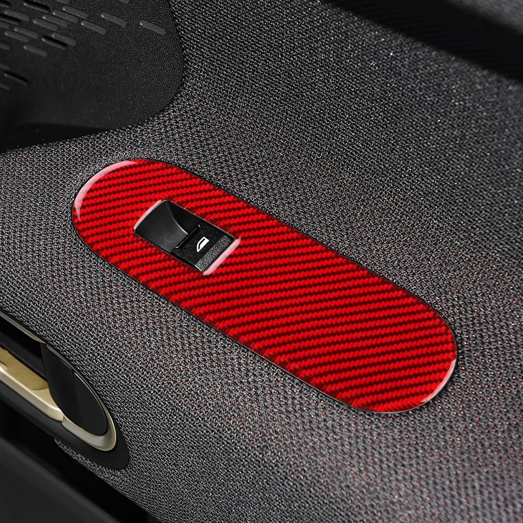 AIRSPEED Carbon Fiber Interior Door Window Lift Decorative Frame Garnish for the MINI Aceman A stylish addition to your Includes tape for easy