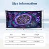 Witchcraft Theme Beach Towel Personalized Custom Name & Text Soft Quick Dry Beach Towel for Swimming Travel