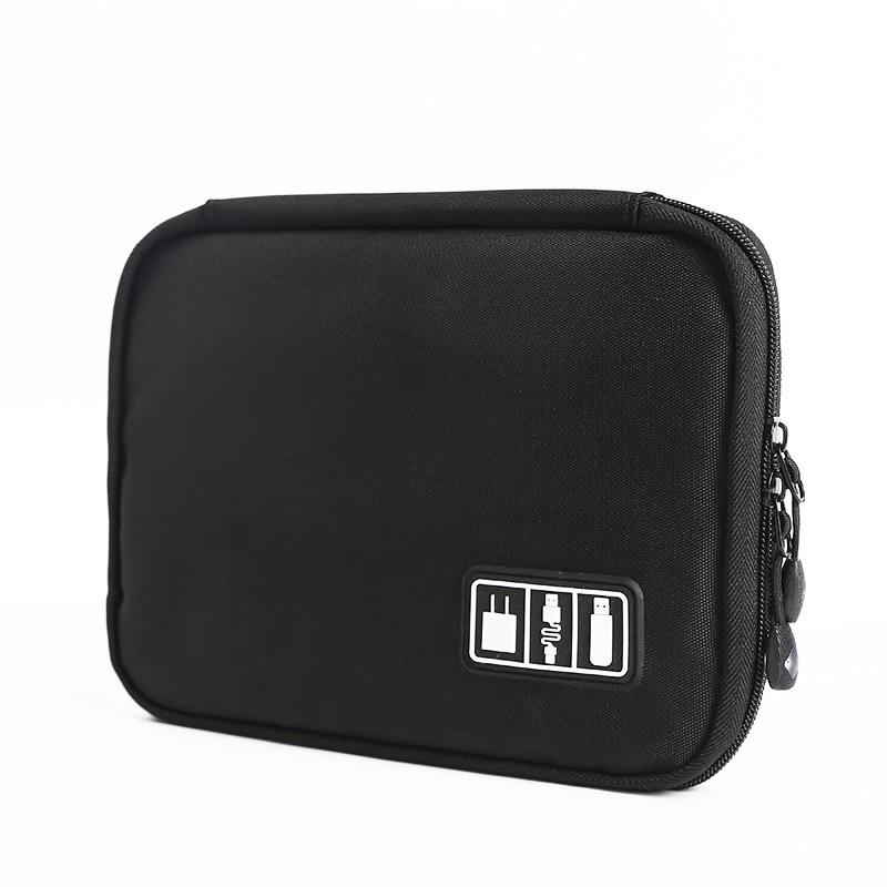 Customizable Large Capacity Multi-Functional Digital Accessories Bag for Power Bank, Mobile Phone, and Data Cable