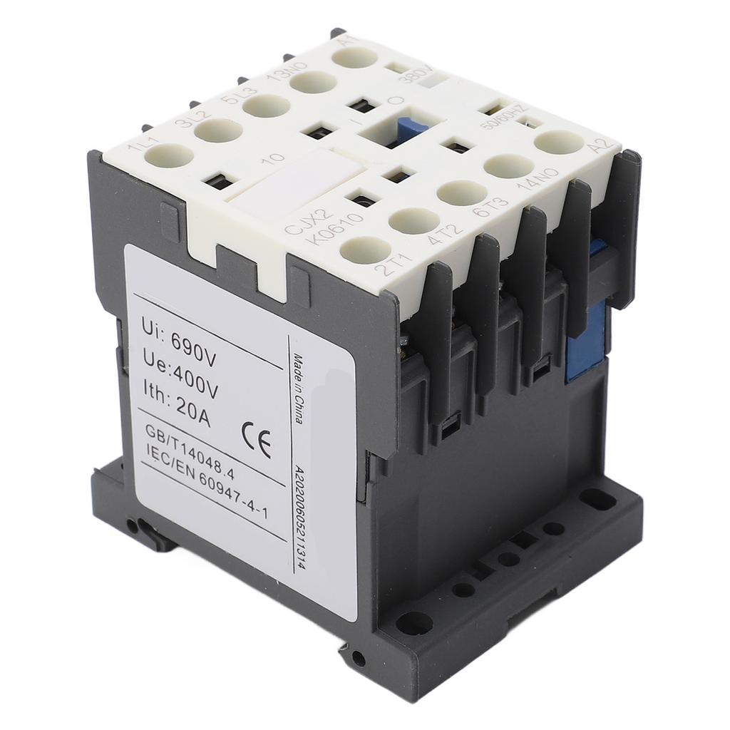 AC Schütz Hohe Empfindlichkeit Industriell Elektrisch Verdickte Silberpunktkontakte 380V 6A