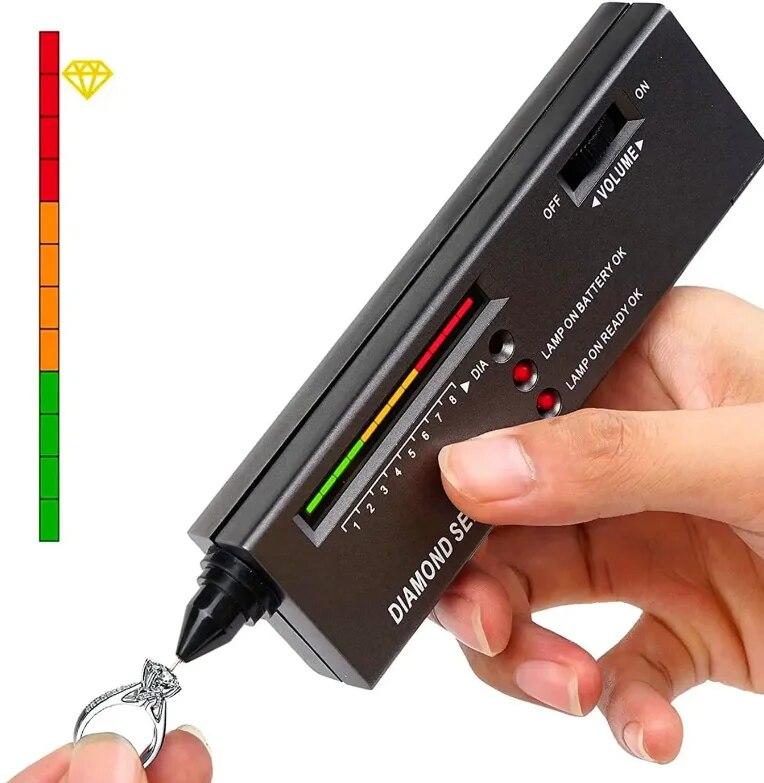 

Алмазный тестер портативный инструмент для выбора драгоценных камней светодиодный индикатор точный надежный ювелирный испытательный инструмент для ювелирных изделий нефрит рубин чёрный