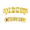 18K Gold Fangs Glossy Teeth Hip Hop Teeth Jewelry Trendy Mouth Tooth Caps  Events