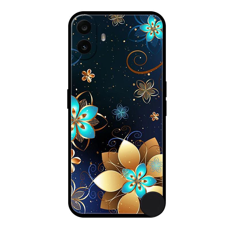 Case For Nothing CMF Phone 1 Case Silicone Protective Cover for Nothing CMF Phone 1 One Bumper Protector Flowers Fundas Coque