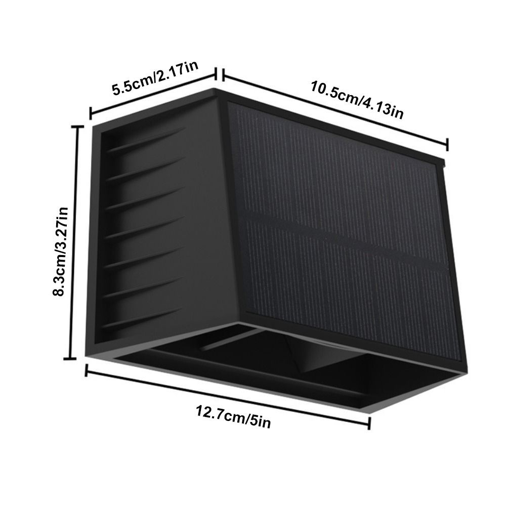 Automatic Lighting Solar Wall Lamp IP65 Waterproof Warm Light Outdoor Solar LED Light Energy Saving Wall-mounted