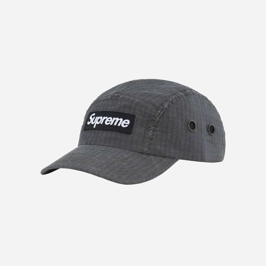 

Черная кепка Supreme Ripstop Camp 23FW