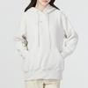 Nike Solid Color Sports Casual Hooded Sherpa Fleece Long Sleeve Sweatshirt Women Tops White DQ6841-072