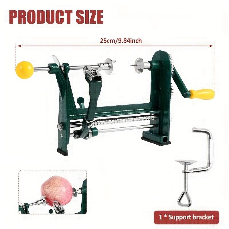 Apple Peeler Stainless Steel Fruit Vegatable Peeler Hand-cranked Multifunction 3 in 1 Core Slice Cutter for Kitchen Corer Cutter