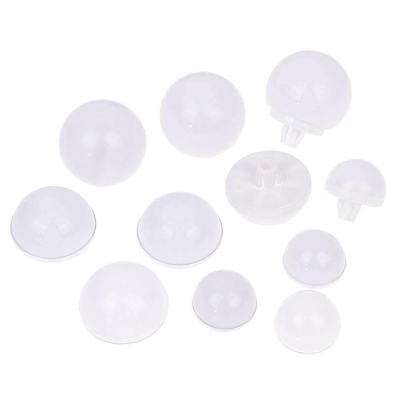 5Pcs Led Plastic Half-Bulb Bulb Makeup Mirror Bulb Plastic/Aluminum Base Shell Home Ceiling Restaurant Light Mirror Front Light