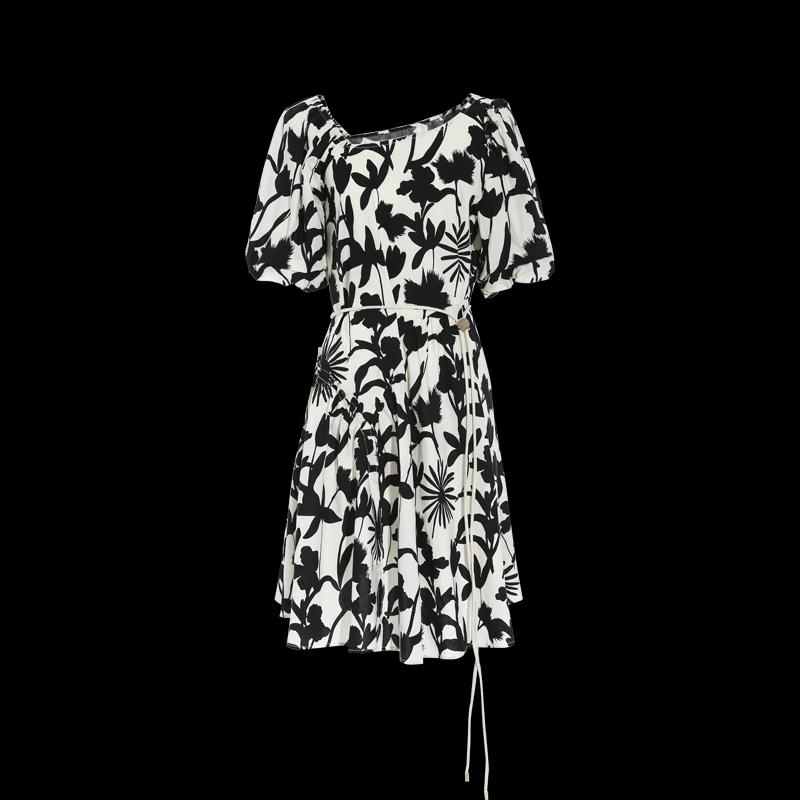 Tatu Women's Gentle Summer Short-Sleeve Midi Dress