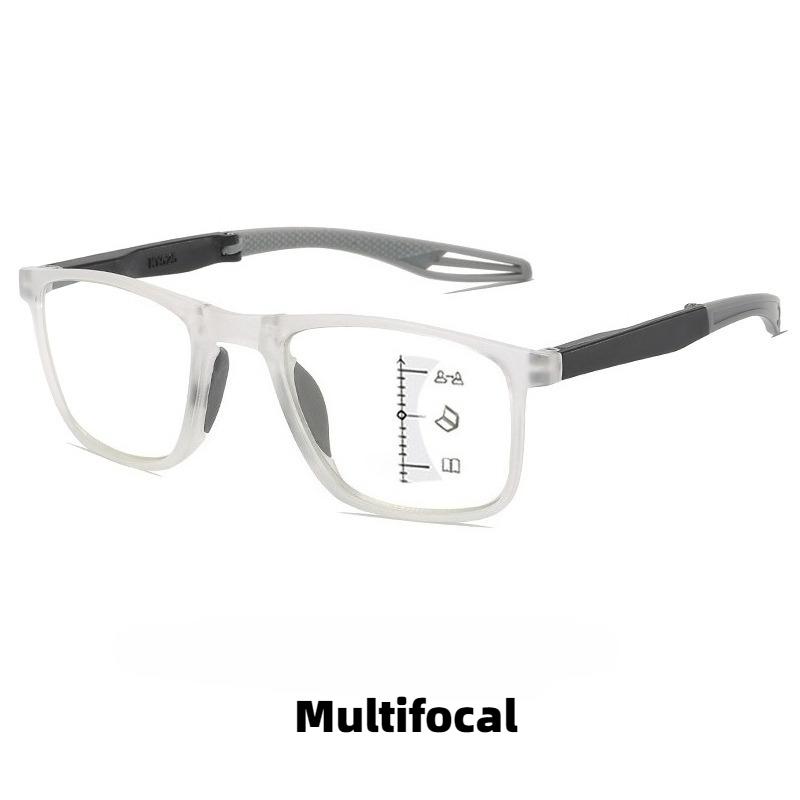 Progressive Multifokale Photochrome Lesebrille Neue Faltbare Tragbare Business-Presbyopie-Brille mit Blaulichtschutz
