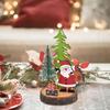 Christmas Tree Decoration for Tabletop Use, Wooden Centerpiece Indoor Events