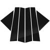 6pcs/set Car Pillar Posts Door Window Trim Stickers for Kia Pegas/Soluto 2017 2018 2019 2020 2021 2022 Auto Decorations Accessories