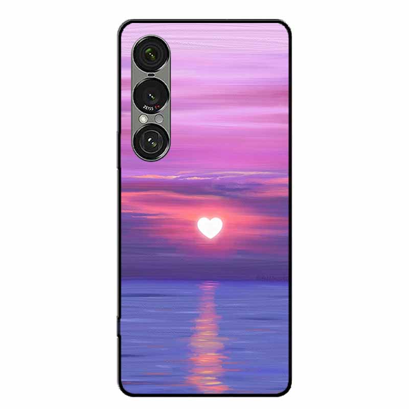 For Sony Xperia 1 VII / 1 VI / 1 V Cases Fashion Protective Silicone Back Cover For Xperia 1 VII Back Phone Capa Xperia 1V Funda