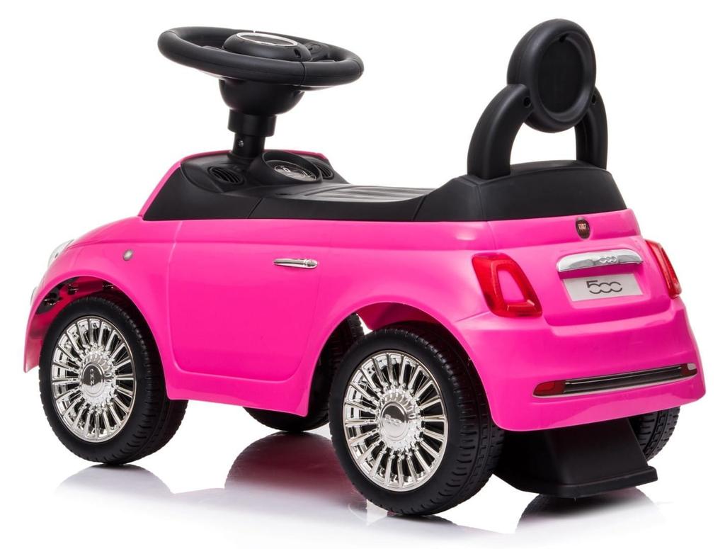 Jeździk Pchacz Chodzik Fiat 500 Różowy