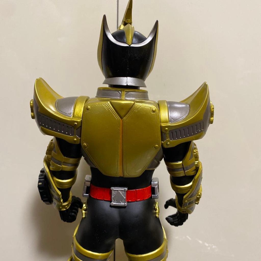 Used Kamen Rider Blade King Form Big Size Soft Vinyl Figure