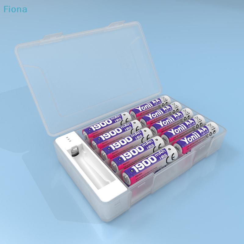 Battery Storage Case with Built-in Tester,AA/AAA Battery Organizer Box with Remaining Power Checker