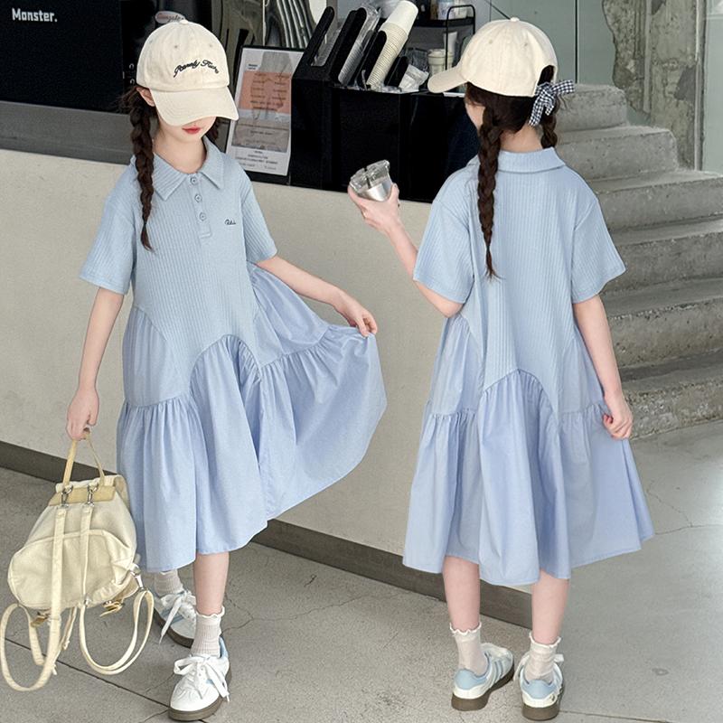 Girls' Dress, Summer New Style, Children's Fashion, Super Beautiful Polo Skirt, Girls' Dress, Summer Thin Version