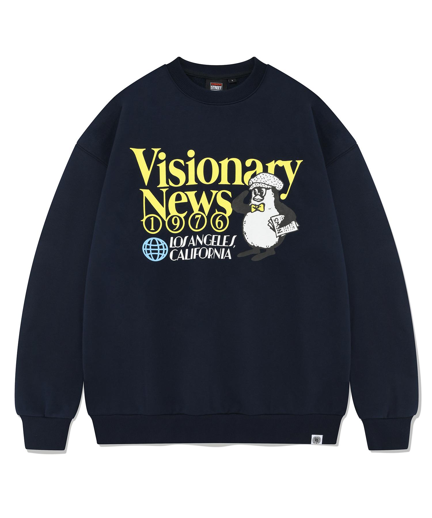 Vision Streetwear Vsw Свитшот с круглым вырезом Темно-синий M