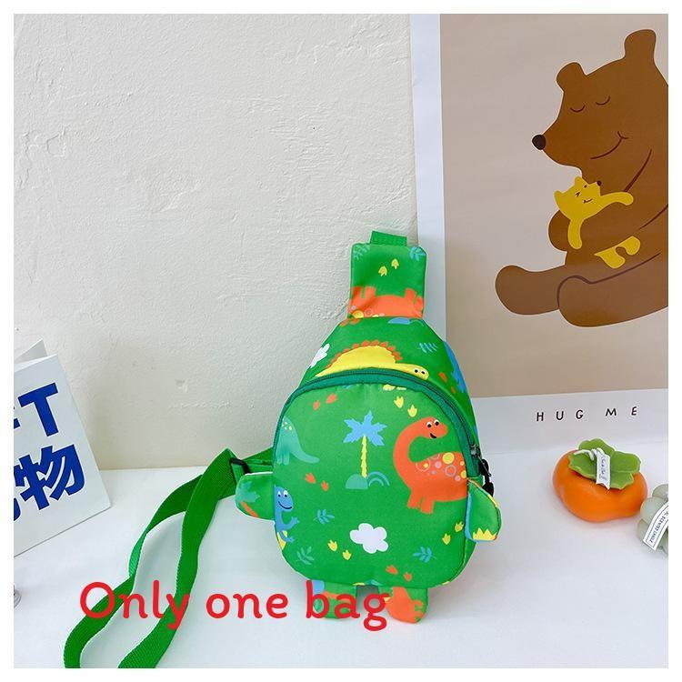 Dinosaur Cartoon Jurassic Kids Chest Bag With Oxford Material Casual Gift Girl