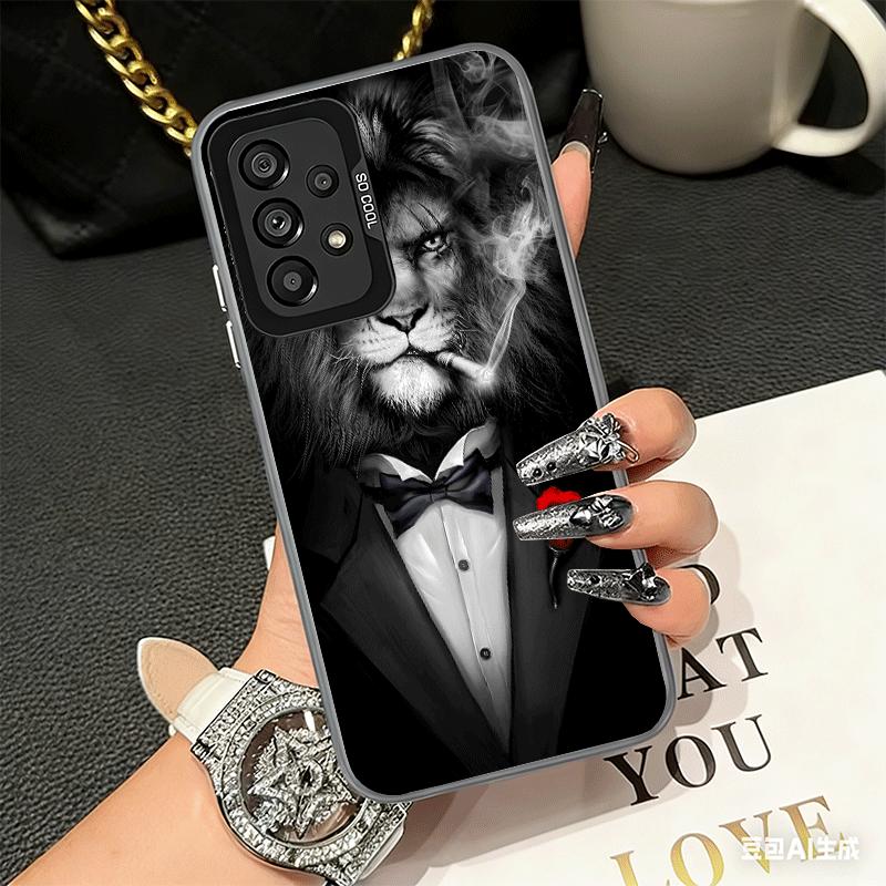 Man Suit Shirt Tie Cool Shockproof Phone Case for Samsung A17 A16 A15 A14 A37 A57 A36 A56 A26 A35 A55 A25 A34 A54 A24 A13 A23 A3