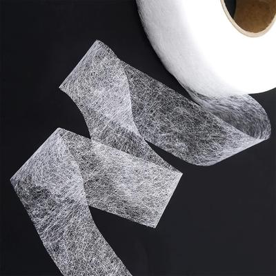 2 Stück 65 m langes, aufbügelbares Saumband – selbstklebendes Stoffband ohne Nähen zum Säumen von Kleidung, Hosen, Vorhängen, Heimwerkerarbeiten, 1,5 cm Breite