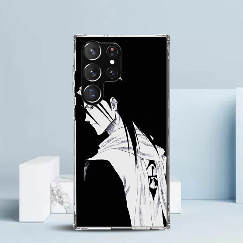 Bleach Kuchiki Byakuya Soft Cover for Samsung Galaxy S25 Edge S26 S24 S23 Ultra Phone Case S22 S21 Plus S20 FE Print Pattern She