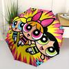 1pc Powerpuff Girls Automatic Opening and Closing Umbrella - Suitable for Various Occasions, Outdoor Activities, Lightweight and Durable Automatic Fol