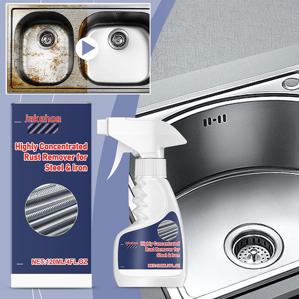 Rust Removal Liquid For Kitchen High-efficiency Practical Rust Spray For Home Bathroom