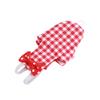 Bird Diaper Adjustable Red Grid Pattern Parrots Pilot Suit for Macaw Budgies ParakeetXS Red Grid