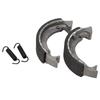 Black Drum Brake Shoe Metal Brake Pad Shoe for MAX G30 Motorcycle Replacement