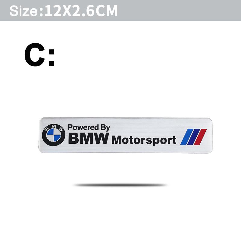 Sticker Emblemi Styling Auto Lega di Alluminio Parafango Auto Bagagliaio Stemmi Per BMW M E46 E90 E60 F30 F10 E39 E36 F20 G30 /Valvole Pneumatici Auto