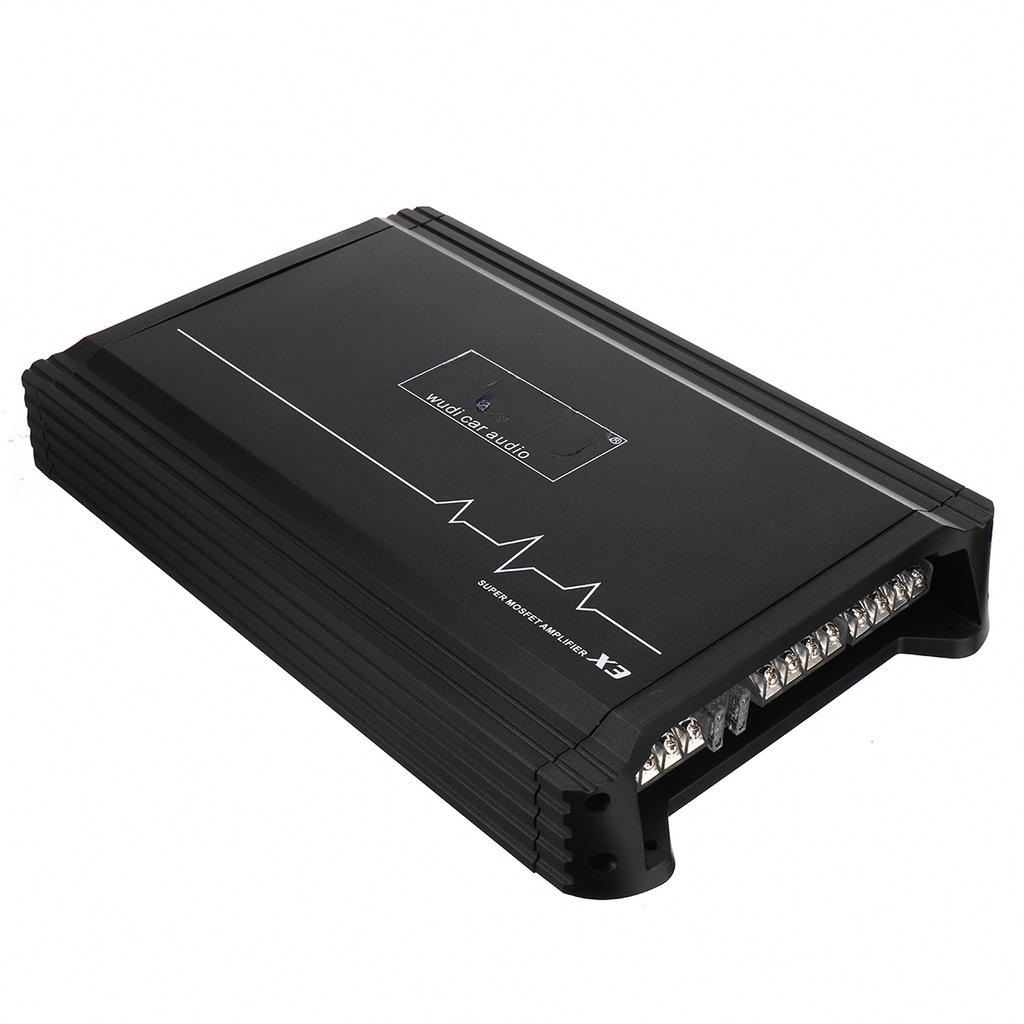 12V 9900W Car Amplifier 4-channel Powerful Car Audio Subwoofer Aluminum Alloy Vehicle Power Stereo Amp A/B Car Sound Amplifiers