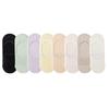 Ultra-invisible Thin Women's Boat Socks, Solid Color, Simple, Breathable, Sweat-absorbent, and No Heel Drop